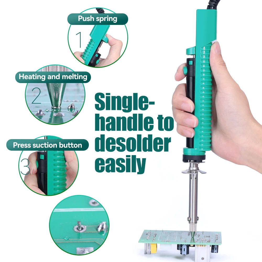 YIHUA Tin d-v teneke enayi ele - Desoldering Pump Electric Vacuum Station incelemesi ve fiyatı