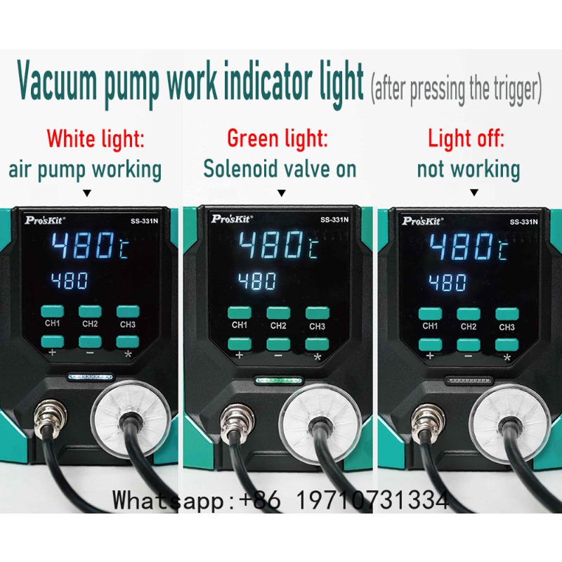 SS-331N Dijital Elektrikli Leh - Desoldering Pump Electric Vacuum Station incelemesi ve fiyatı