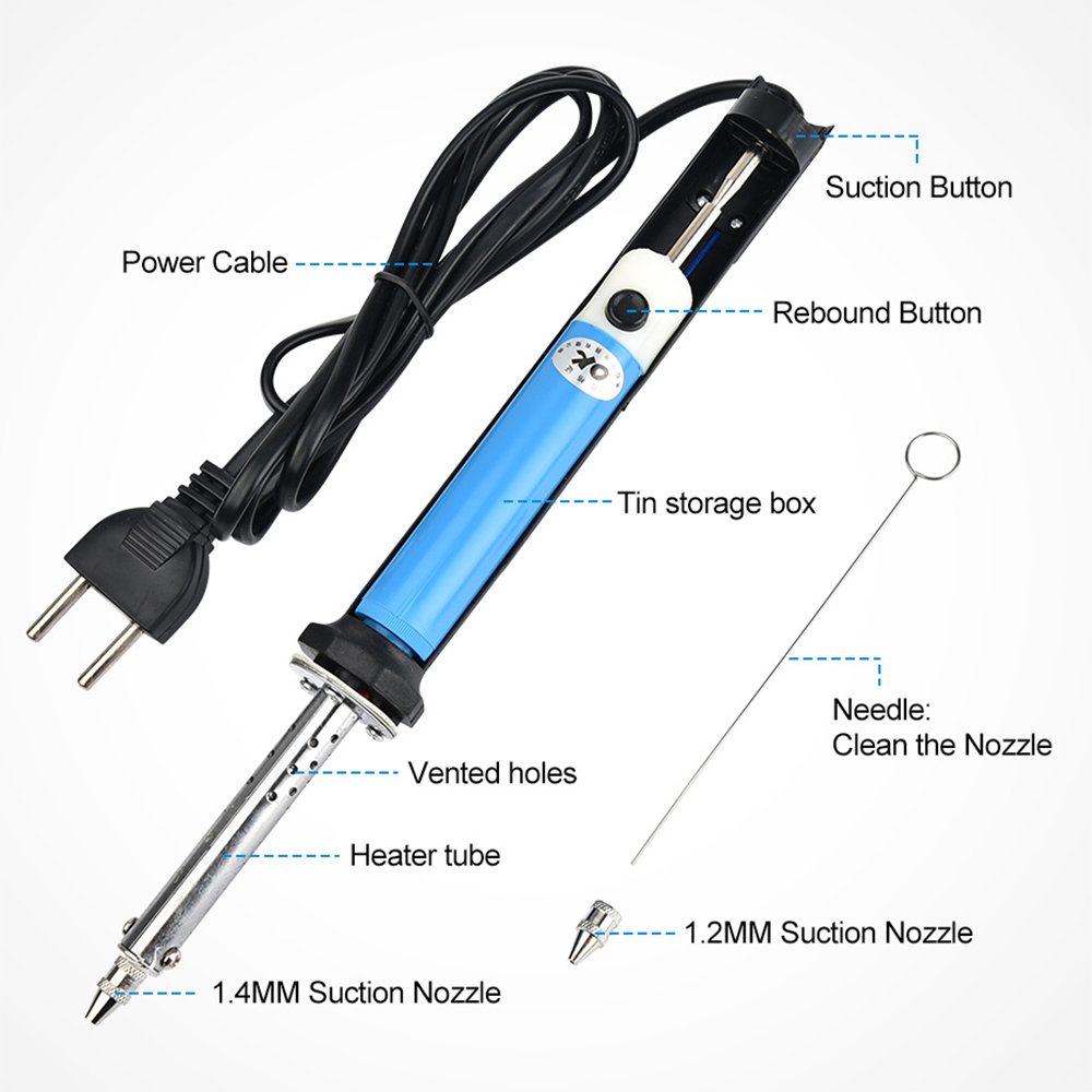 ABD 110V AB 220V Elektrikli Ka - Desoldering Pump Electric Vacuum Station incelemesi ve fiyatı